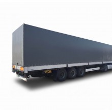 Тент Dniprotent на напівпричіп (фуру) з 2 клапанами Сірий