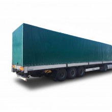 Тент Dniprotent на напівпричіп (фуру) з 2 клапанами Зелений