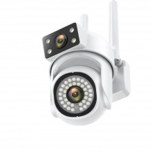 Мінікамера IP OMG Q0520S 8Мп WiFi 2 об'єктиви датчик руху нічний запис обертання обертання звук