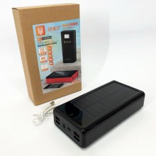 Портативна мобільна зарядка UKC 8058 60000MAh SOLAR переносний акумулятор для телефону повербанк.
