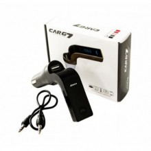 FM Модулятор Трансмітер для авто з Bluetooth MP3 AUX передавач Clefers G7 чорний