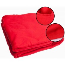 Теплый плед с рукавами Snuggie Blanket халат-одеяло из флиса 180х140 см WL Красный