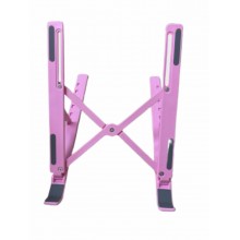 Подставка для ноутбука Easy Work DT складная портативная до 15.6" Розовая 7 уровней углов наклона Подставка для ноутбука Easy Work DT складная портативная до 15.6" Розовая 7 уровней углов наклона
